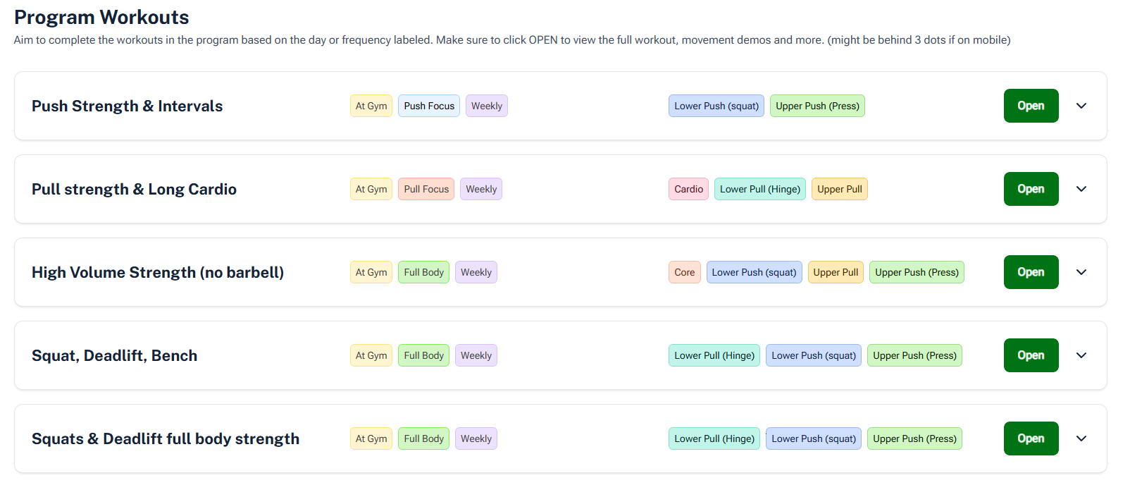 Free Gym Program: Back to Basics Strength